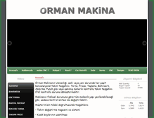 Tablet Screenshot of ormanmakina.com